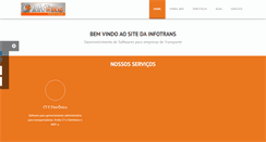 Desktop Screenshot of infotrans.com.br