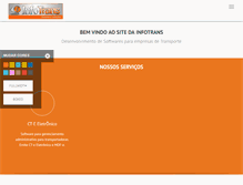 Tablet Screenshot of infotrans.com.br