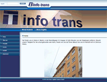 Tablet Screenshot of infotrans.at